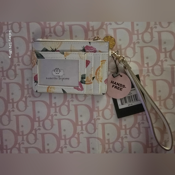 Nanette Lepore Tutti Fruit Wristlet NWT See Pics For Marks From Storage - Picture 6 of 16